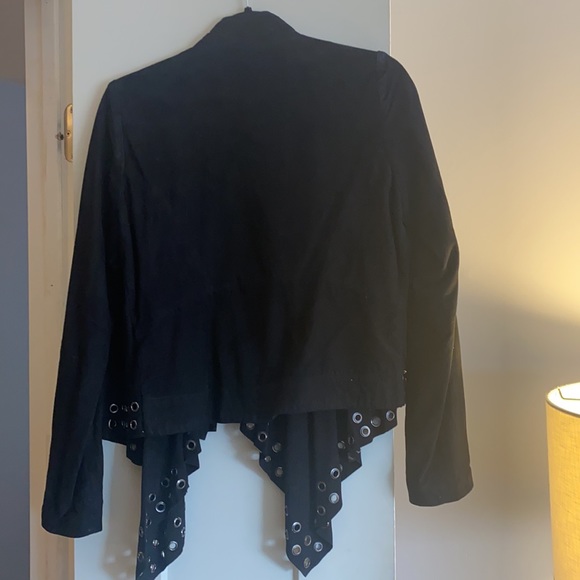 Guess By Marciano Black Suede Jacket - Picture 3 of 4